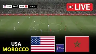USA vs MOROCCO U20 | Fifa U20 World Cup 2025 | Full Match eFootball Pes 21 Simulation Video Game