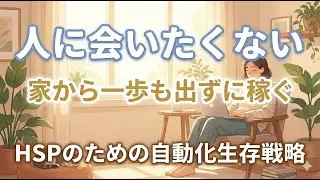 【HSP起業】「人に会うのが怖い」ままで月商300万。人間関係のストレスゼロで売上を自動化する唯一の生存戦略動画