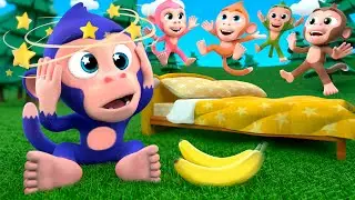 Five Little Monkeys Jumping on the Bed & Learning Numbers Song | Lalafun Nursery Rhymes & Kids Songs