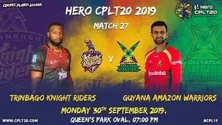 Match 27 Highlights | #TKRvGAW | #CPL19