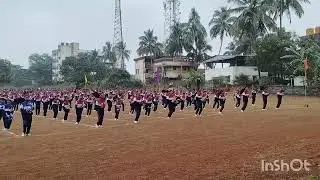 Sports documentry Aerobic dance performance by Maratha Mandal school's Khanapur Belagavi