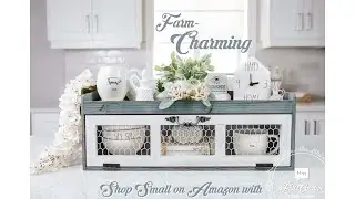 Rustic Chic Farmhouse Decor Cabinet Shelf | 2022 Amazon Home Decor Faves