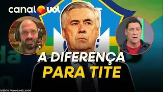 ANCELOTTI FAZ TESTES NA SELEÇÃO BRASILEIRA E TEM CONVERSA COM VINI; ENFRENTA SENEGAL SEM CAMISA 9?