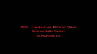 AC/DC - Thunderstruck (Official Video) - reverse song