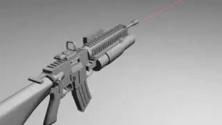 3d M16, Single Shot