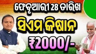ଫେବୃଆରୀ 28 ସୁଦ୍ଧା ତାରିଖ ସିଏମ କିଷାନ 2000!Cm Kisan Yojana!Cm Kisan Yojana New Update 