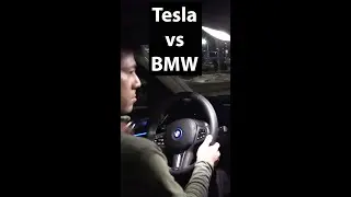 BMW i4 vs Tesla Model 3 door closing sound battle