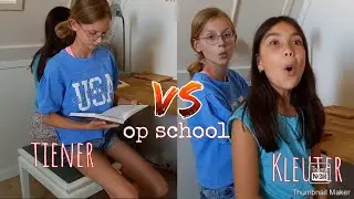 Sketch: Tiener V.S. Kleuter op school | BFF HorseDIY 🐴 #11