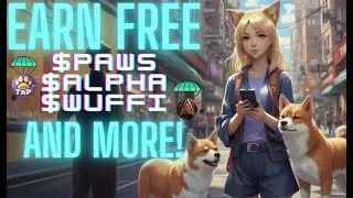 FREE Telegram Airdrop Games: Wuffi Tap ($PAWS) & $ALPHA Tap Miner
