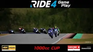 RIDE 4 Game play / YAMAHA YZF-R1 / 1000cc CUP in SUGO GP Circuit Japan [ 4K 60fps HDR ]