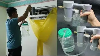 Chế máy xịt rửa cầm tay Mini, Máy vệ sinh Điều Hòa