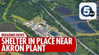 Chemical reaction at Akron Water Plant sends 3 to hospital; shelter in place issued