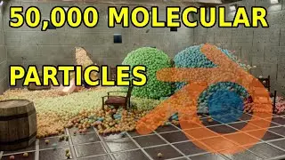 50K Molecular Particles With Force Fields