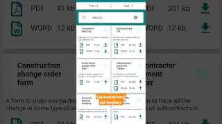 Construction forms and Templates | Best Civil engineering app #construction #civilengineer