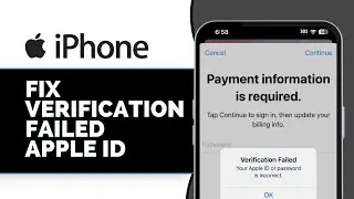 How to Fix Verification Failed Apple ID Error on iPhone (2025 Guide)
