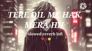 Hindi song bewphai slowed reverb lofi meTere Dil me hak mera hii slowed reverb lofi 😥🥀💔