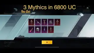 3 MYTHICS in 6800 UC | Island Discovery Spin | PUBG Mobile