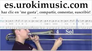 Como Tocar Trombón Celine Dion - Titanic - My Heart Will Go On Tablatura Parte#2 um-b927