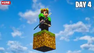 Minecraft LIVE | SMP Build Review | One Block Survival [Day 04]