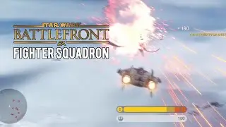 Star Wars Battlefront: Fighter Squadron (PS4) no commentary. Outpost Beta: Rebel A-wing.