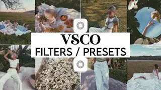 5 FREE AESTHETIC VSCO PRESETS (filters + settings)