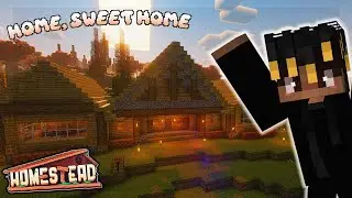 BUILDING A COZY HOME IN A COZY MODPACK (Minecraft HOMESTEAD)