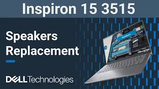 Dell Inspiron 15 3515 | How to replace the speakers