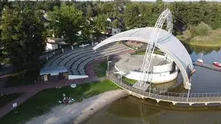 Jezioro Miedwie okolice Stargard Szczecin Polska Dji Mavic Mini