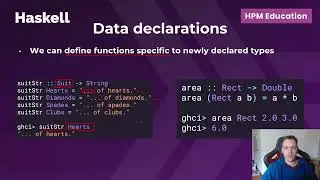 Introduction to Haskell - Part 7 (Defining Custom Types, Algebraic Data Types)