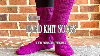 How I KNIT SOCKS That ACTUALLY FIT - Victorian Knitting 1879