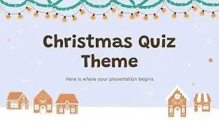 Free Christmas Quiz Presentation Theme & PowerPoint Template by GreatPPT