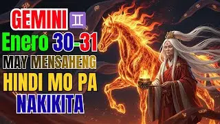 Gemini ♊— Enero 30–31: May Isang Mensahe na Hindi Mo Pa Nakikita 💭🚪