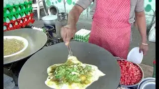 Most famous omlet Wala in surat preparing australian cheese kofta egg🥚 recipe || indian street food