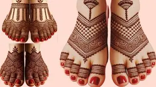 Top 5 New Feet Mehndi Design | Pairon Ki Mehandi | Easy Henna Design | Foot Mehndi Design Simple 