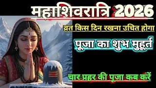 महाशिवरात्रि 2026 कब है ? | Mahashivratri 2026 Date & Shubh Muhurat | Shivratri Puja Time