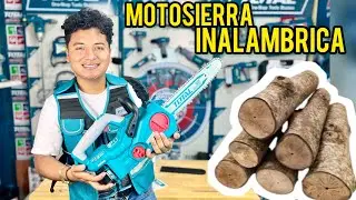 MOTOSIERRA INALÁMBRICA TOTAL - motosierra a batería