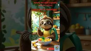 Daily routine in English ESL simple story for kids #englishstory #esl #englishforkids