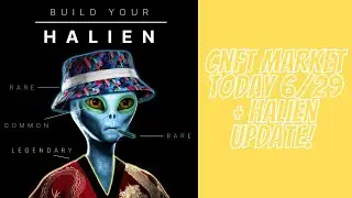 CNFT | Рынок CNFT сегодня, 29 июня + обновление Halien! #awesomeisjayell #cardanonft #cnft #nft #cnftmusic
