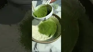 Matcha ice cream 3 ingredient only