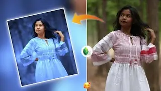 Snapseed Moody Blue Tone Effect | New Creative Background Change Photo Editing | HCN Editing