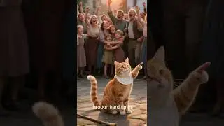 The Cat Who Found a Magic Fish | A True Story of Contentment #CatStory #MagicFish #shorts