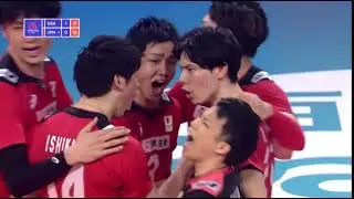 Ran Takahashi ace serve JPN-USA VNL2021