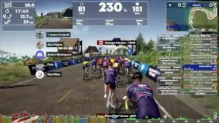 TrainingPeaks Virtual - Team Points Race - Monday Mixer Peloton Power Week 1 - Two Lake Loop x2