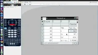 2 variable statistics