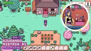 Primeiro dia no Reino de Mistria | Field of Mistria ✨🍄👑 PT-BR