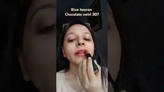 Blue heaven chocolate swirl 307 #blueheavenlipstick #nudelipstick #everydaymakeup