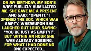 On My Birthday, My Son's Wife Publicly Humiliated Me, But My Revenge Shocked Her And... LIFE STORIES