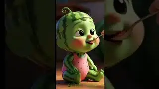 nyum nyum 🍉 #fruit #ai #shortvideo #mukbang #fyp #foryou
