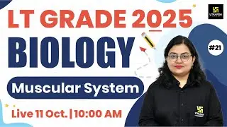 Muscular System ( Biology ) | UP LT Grade Science Classes #21 | by Neelam Ma'am