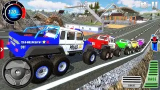 Juegos De Carros Police Monster Truck Impossible Driver Car Extreme Racing For Android Mud Gameplay